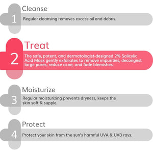 the derma co salicylic acid face mask steps to use