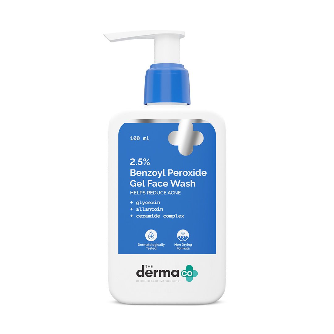 the derma co face wash with benzoyl peroxide