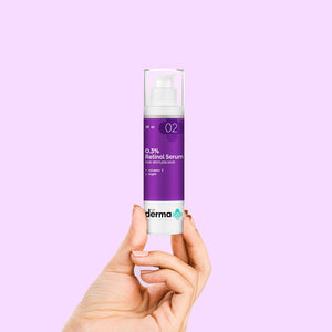 the derma co 0.3% retinol serum for face