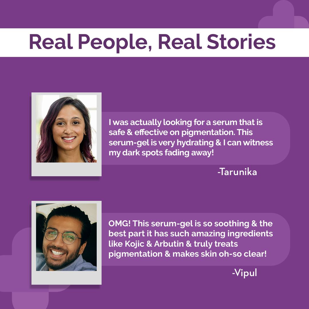 1% Kojic + Arbutin Night Repair Face Serum-Gel - 50g