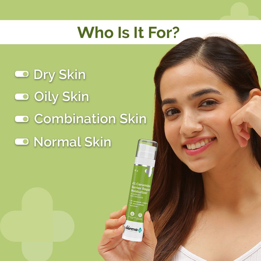 4% Ceramide Barrier Repair Moisturizer with Ceramide, Niacinamide, and Oxylance - 50 gm (Pack of 2)