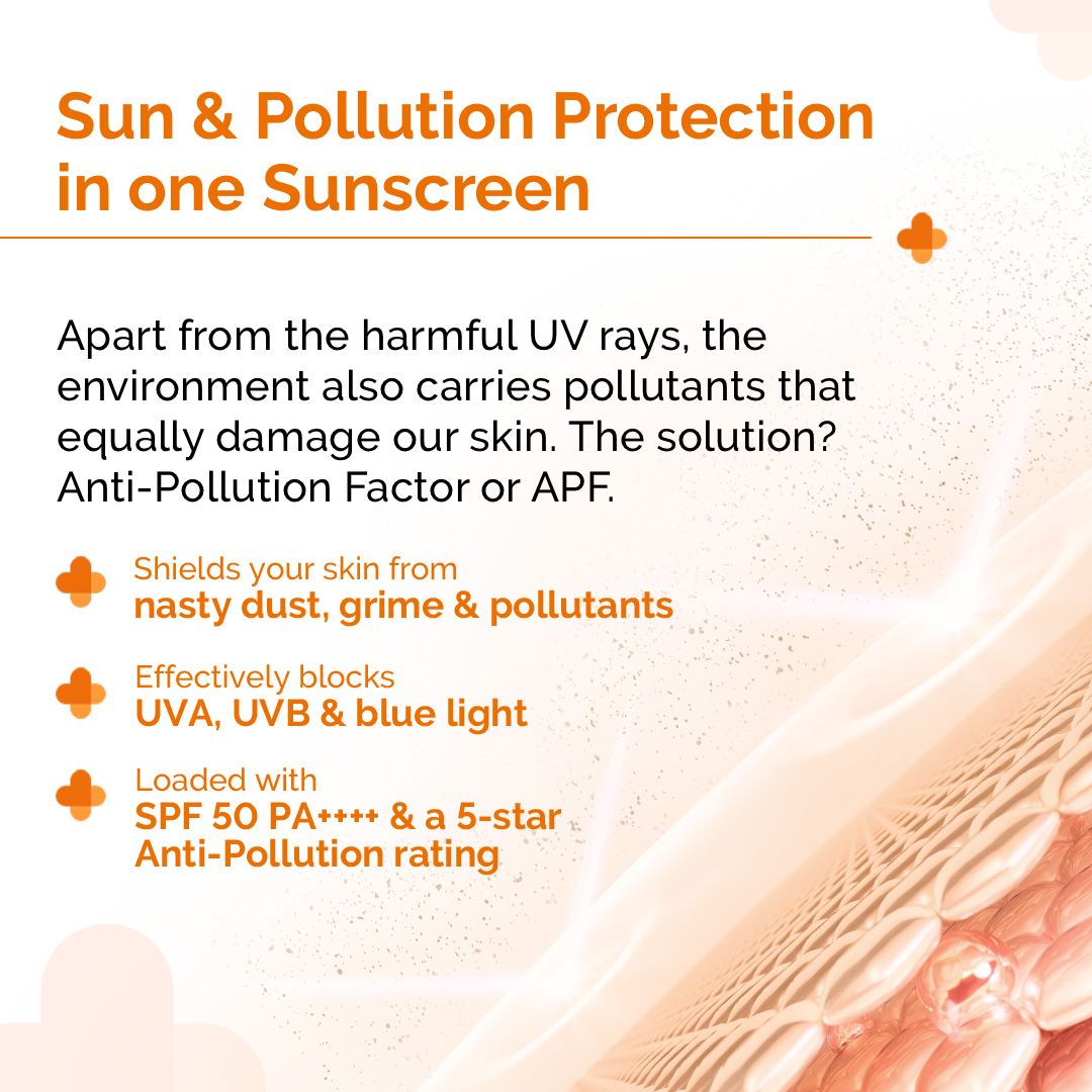 1% Hyaluronic Sunscreen Aqua Gel In-Vivo Tested (ISO 24444:2019 Certified, CTRI/2025/02/080287) with SPF 50 & PA++++ - 80g