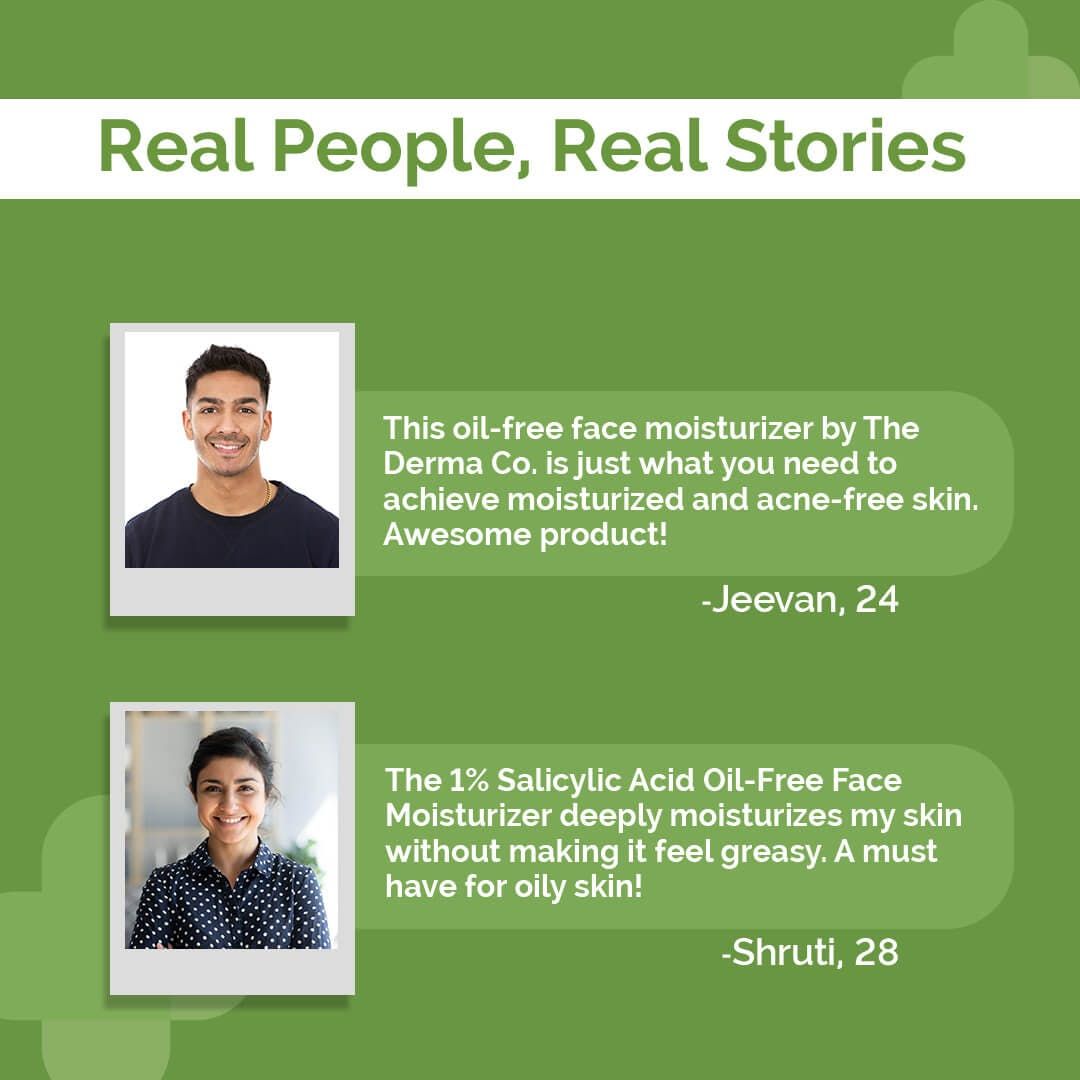 1% Salicylic Acid Oil-Free Moisturizer For Face with Oat Extract  - 50g