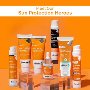 the derma co sunscreen range