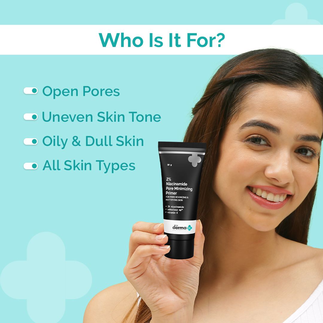 Derma primer for open pores, uneven skin