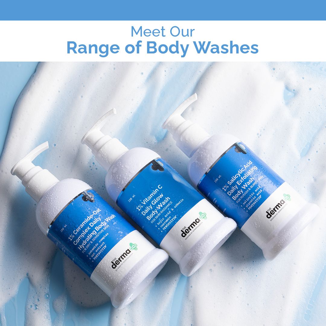 1% Kojic Acid Daily Brightening Body Wash with Alpha Arbutin For Dark Spots & Pigmentation - 250ml