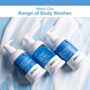 the derma co kojic acid body wash range