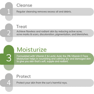 Vitamin e moisturizer Derma Co steps to use
