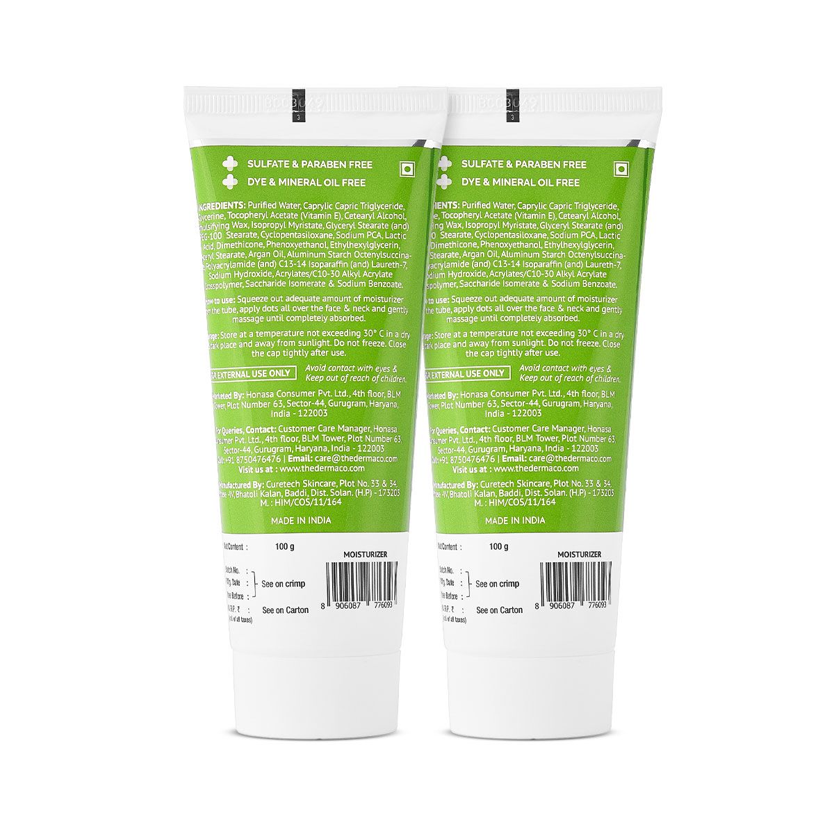 3% Vitamin E Face Moisturizer With Vitamin E & Lactic Acid - 100g (Pack of 2)