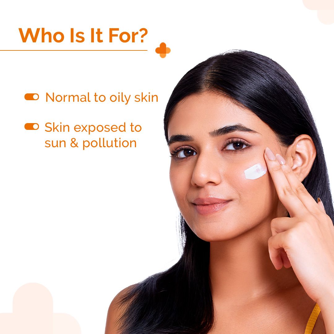 1% Hyaluronic Sunscreen Aqua Gel In Vivo Tested (ISO 24444:2019 Certified, CTRI/2025/02/080287) for Broad Spectrum & Blue Light Protection for Oily, Dry, Acne-prone Skin (Pack of 2)