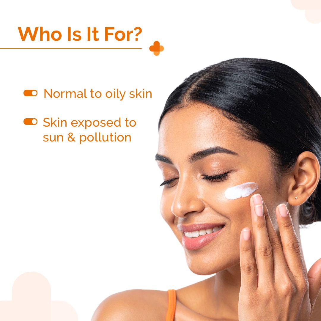 1% Hyaluronic Sunscreen Aqua Gel In-Vivo Tested (ISO 24444:2019 Certified, CTRI/2025/02/080287) with SPF 50 & PA++++ - 80g