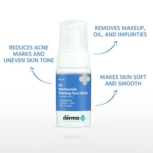 derma co 3 niacinamide face wash benefits