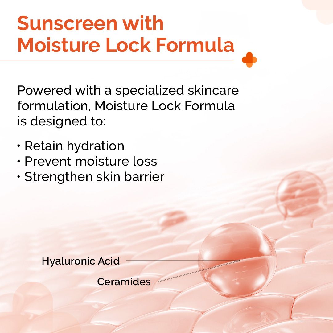 1% Hyaluronic Sunscreen Hydrating Gel with SPF 50 PA++++ - 50 g (Pack of 2)