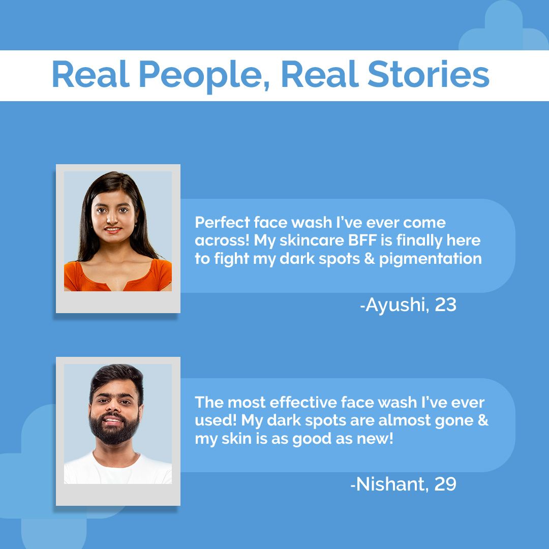 1% Kojic Acid Face Wash with Niacinamide & Alpha Arbutin For Dark Spots & Pigmentation - 100ml (Pack of 2)