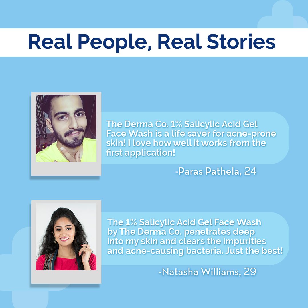 1% Salicylic Acid Gel Face Wash with Salicylic Acid & Witch Hazel - 100ml