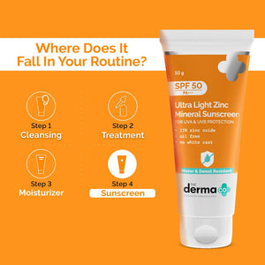 how to use the derma co zinc mineral sunscreen in your routine