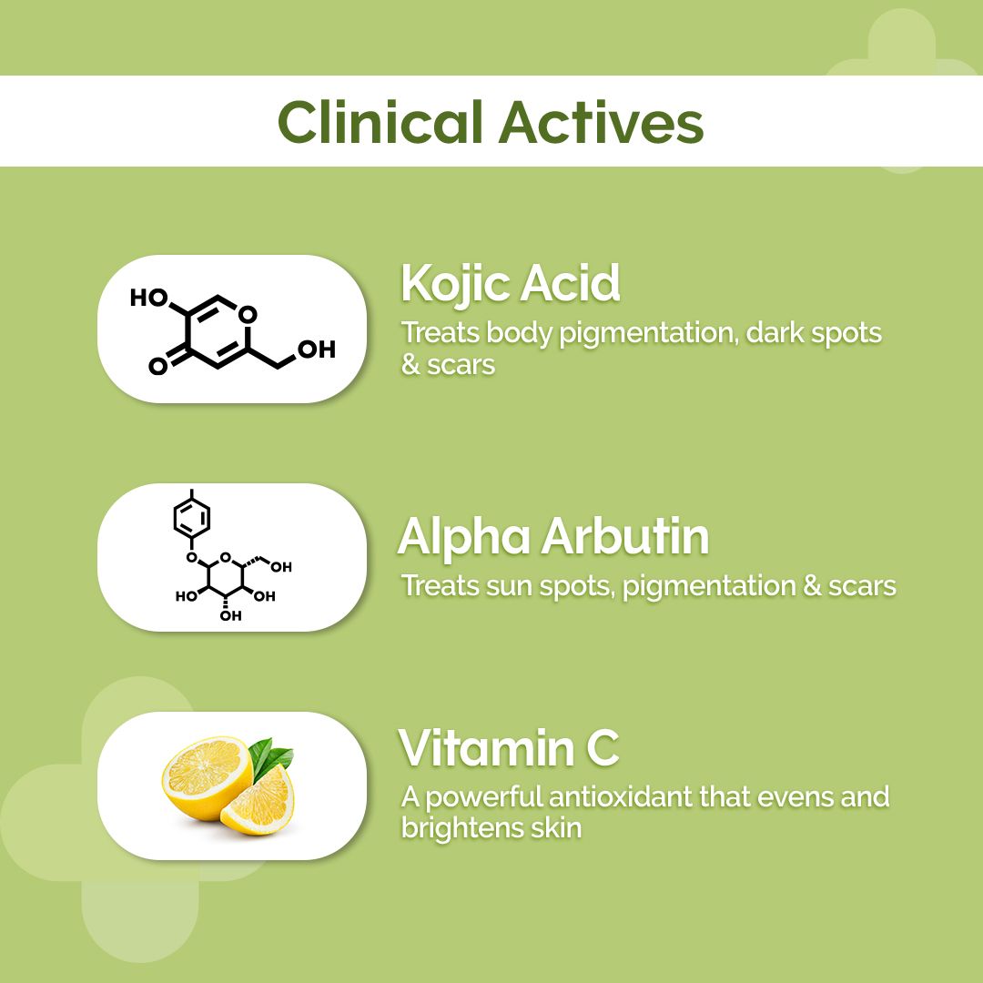 1% Kojic Acid Daily Glow Body Serum-Lotion For Skin Radiance - 250 ml