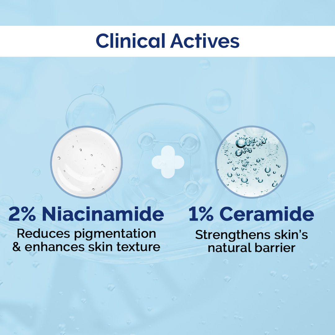 Nia-Ceramide Barrier Repair Face Wash with 2% Niacinamide and 1% Ceramide - 80ml