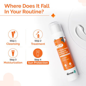 the derma co oil free sunscreen for face in your routine