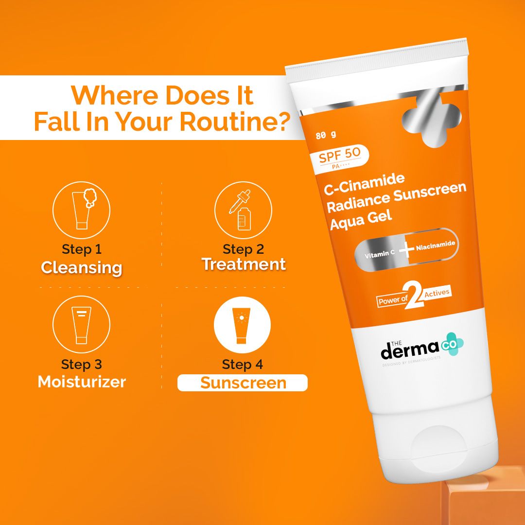 C-Cinamide Radiance Sunscreen Aqua Gel - 80g