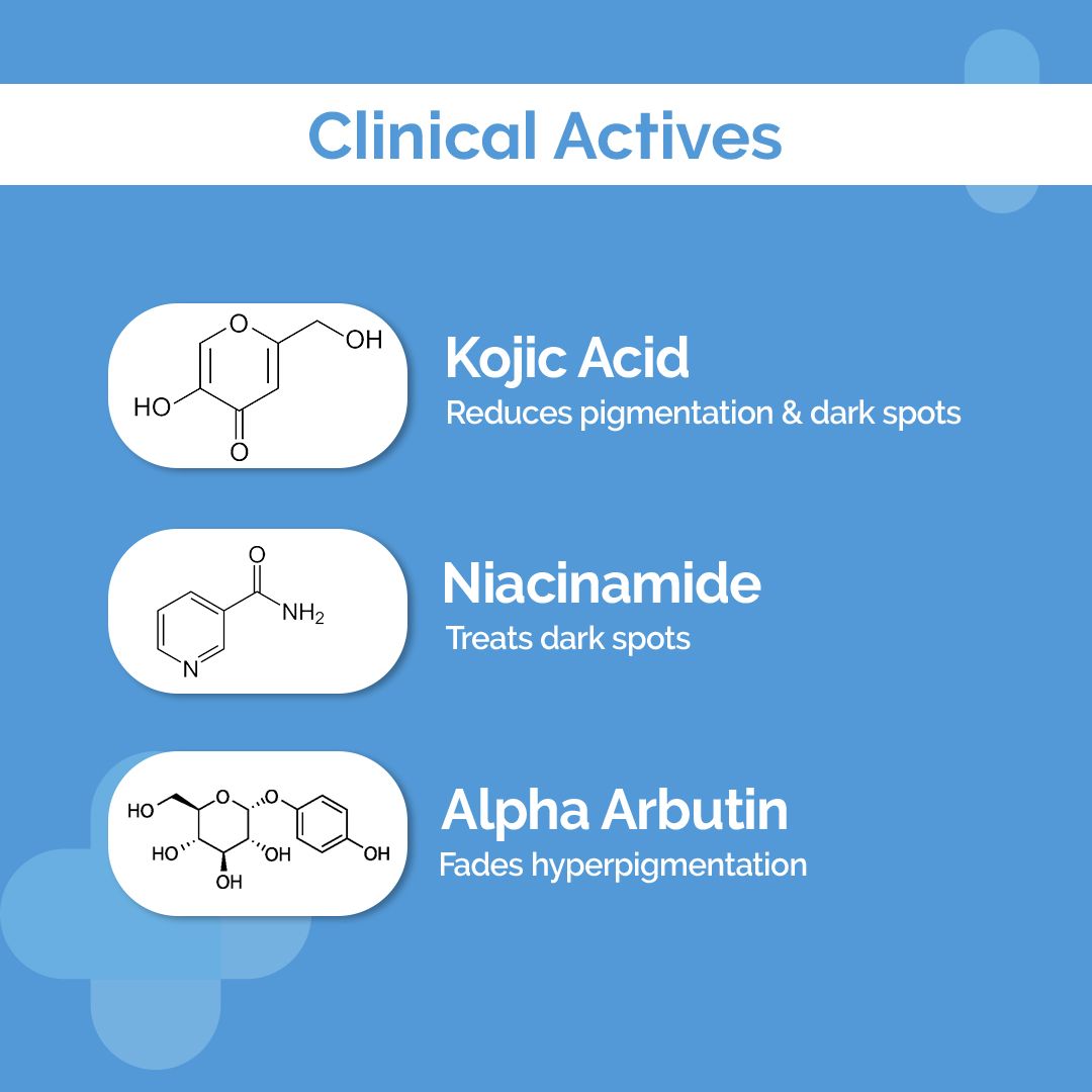 1% Kojic Acid Face Wash with Niacinamide & Alpha Arbutin For Dark Spots & Pigmentation - 100ml (Pack of 2)