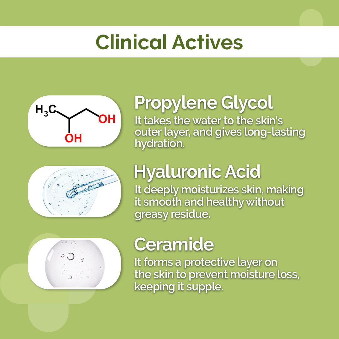 5% Propylene Oil-Free Moisturizer with Propylene Glycol & Hyaluronic Acid  - 100 g