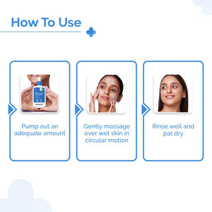 how to use the derma co 2.5% benzoyl peroxide gel face wash