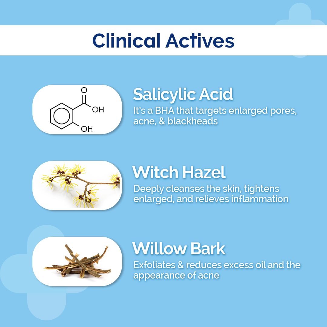 1% Salicylic Acid Gel Face Wash with Salicylic Acid & Witch Hazel - 100ml