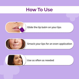 how to use the derma co lip balm for chapped lips