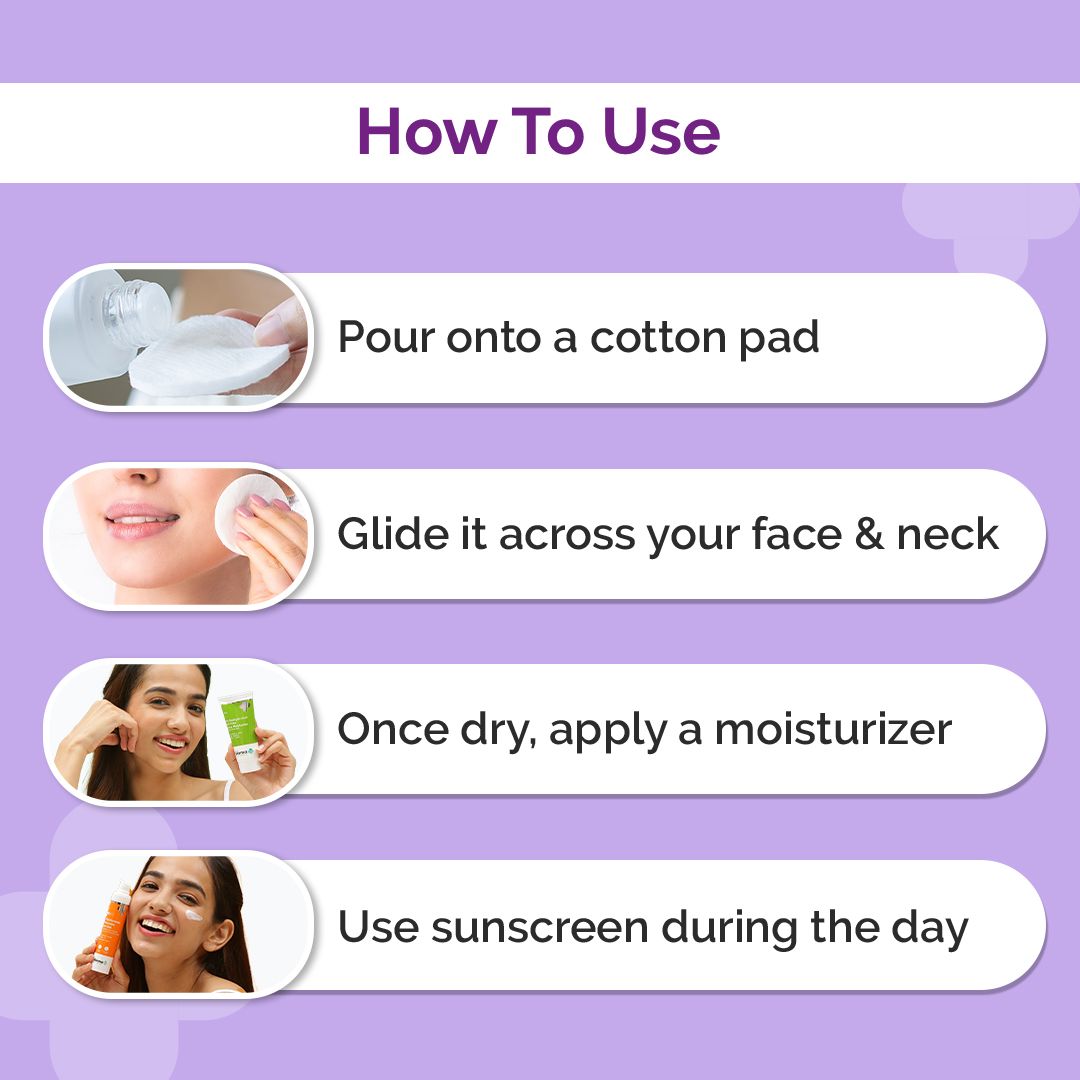 7% Glycolic Acid Hydrating Toner with Glycolic Acid & Hyaluronic Acid For Gentle Exfoliation - 150 ml