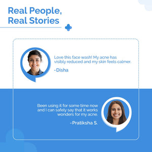 real people real stories on the derma co 2.5% benzoyl peroxide face wash