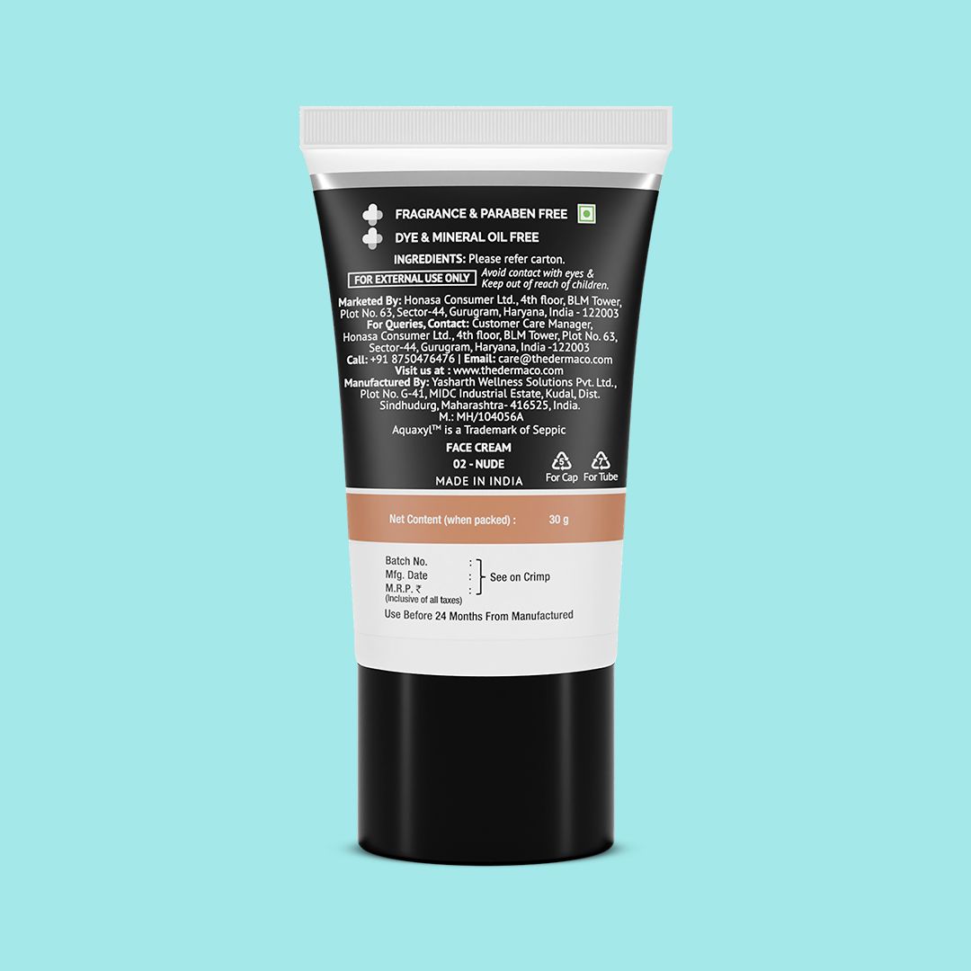2% Niacinamide Hydrating BB Cream with 1% Hyaluronic Acid Complex & Aquaxyl- 30 g |  02 - Nude