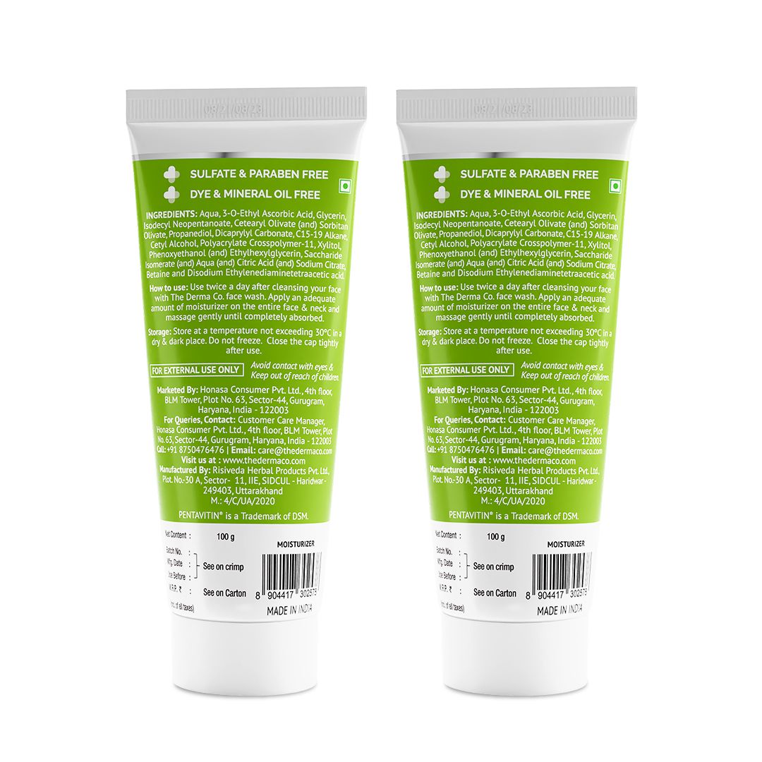 5% Vitamin C Oil-Free Daily Face Moisturizer - 100g (Pack of 2)