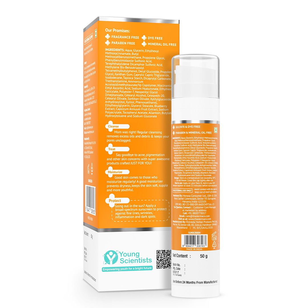 C-Cinamide Radiance Sunscreen Aqua Gel with SPF 50 & PA++++ - 50g