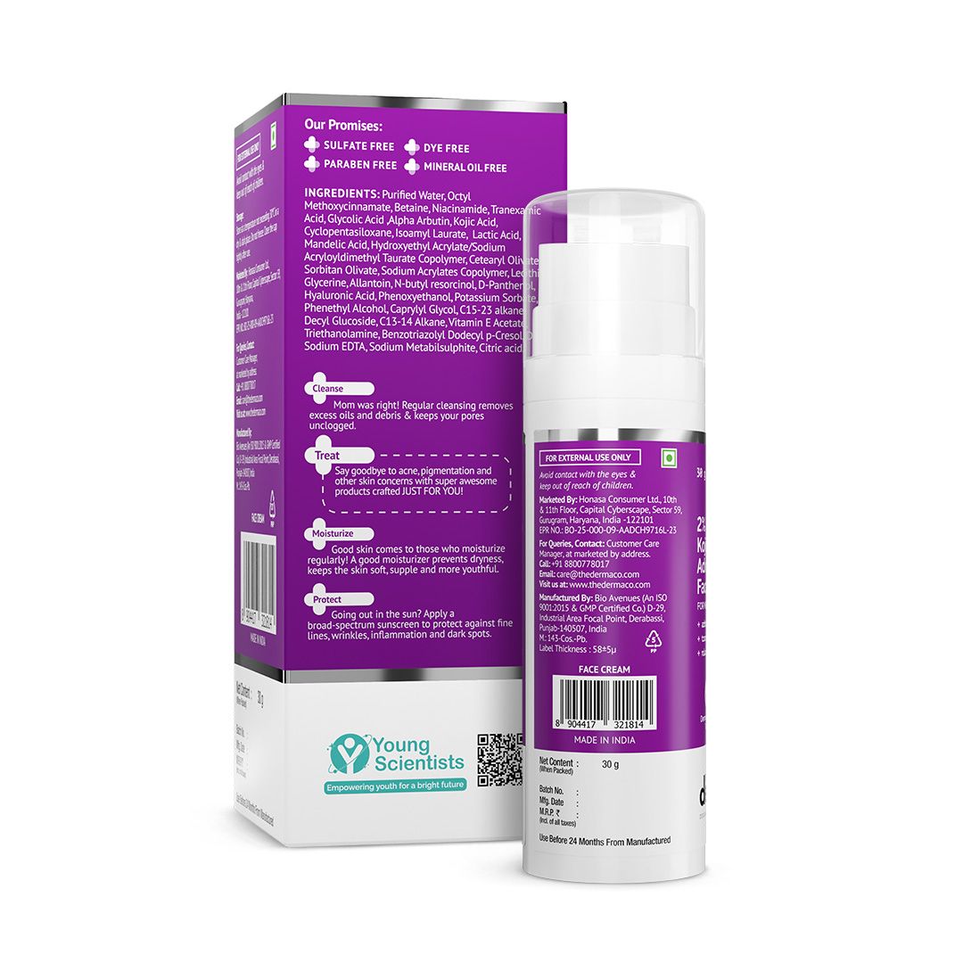 2% Kojic Acid Advanced Face Cream - 30g