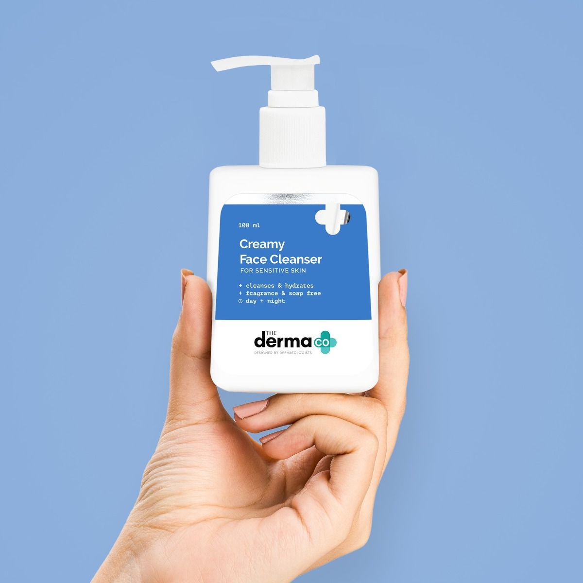 the derma co creamy cleanser for sensitive skin