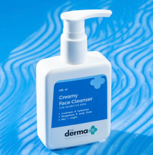 the derma co creamy face cleanser 