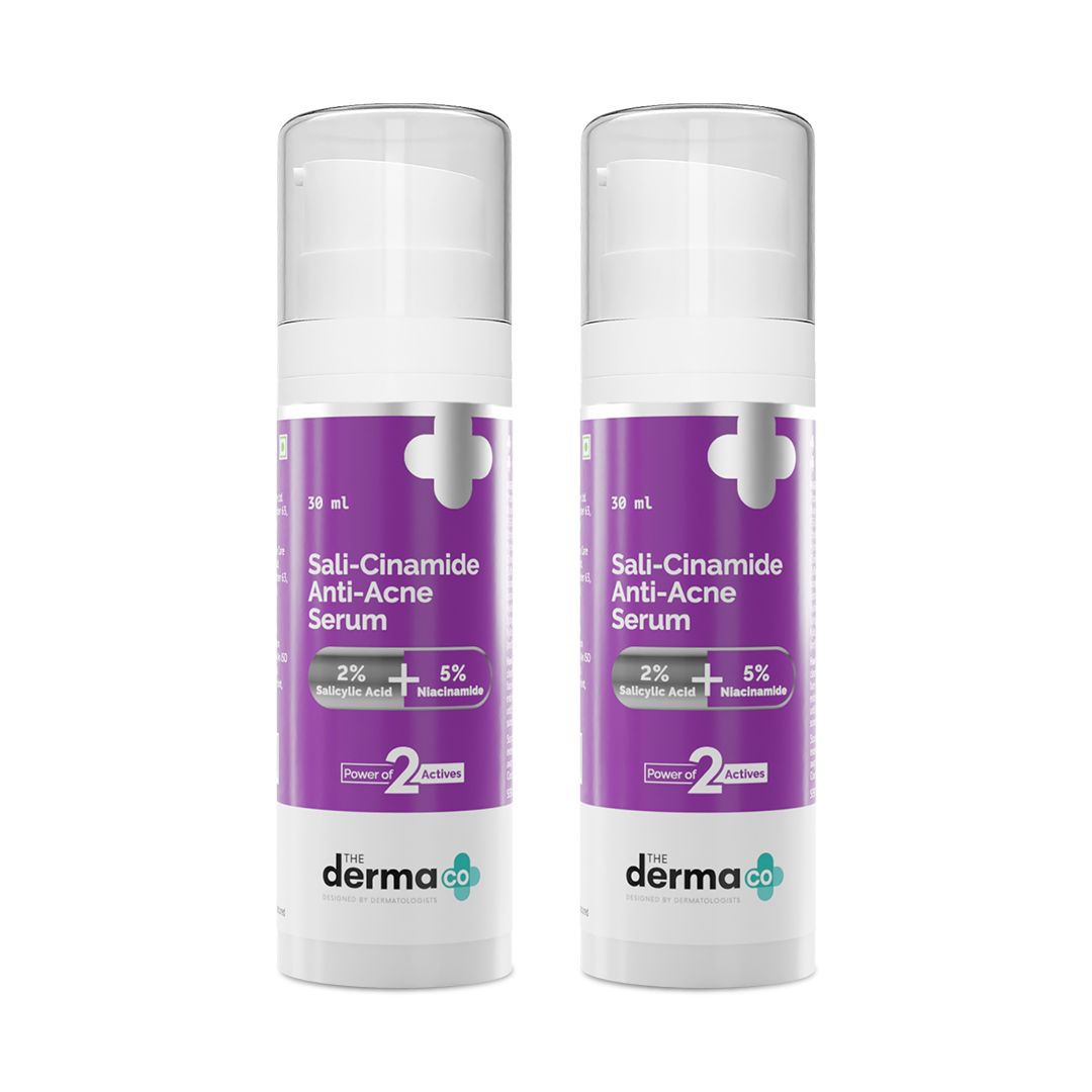 Sali-Cinamide Anti-Acne Serum with 2% Salicylic Acid & 5% Niacinamide - 30ml (Pack of 2)