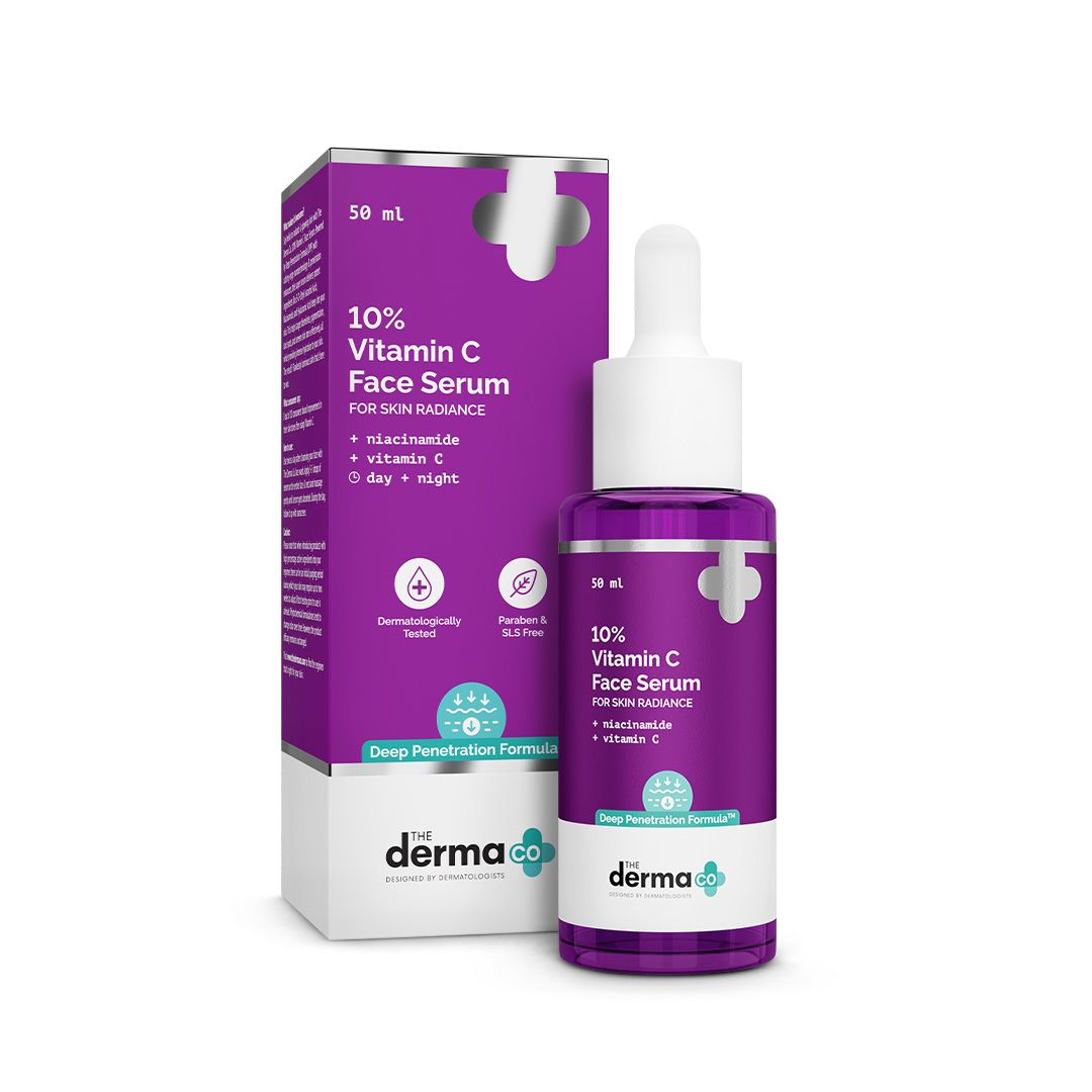10% Vitamin C Face Serum with 5% Niacinamide & Hyaluronic Acid - 50ml