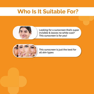 the derma co invisible gel sunscreen suitable for all skin types