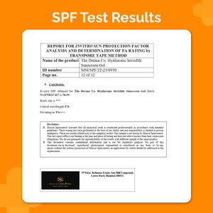 the derma co vitamin e sunscreen test results