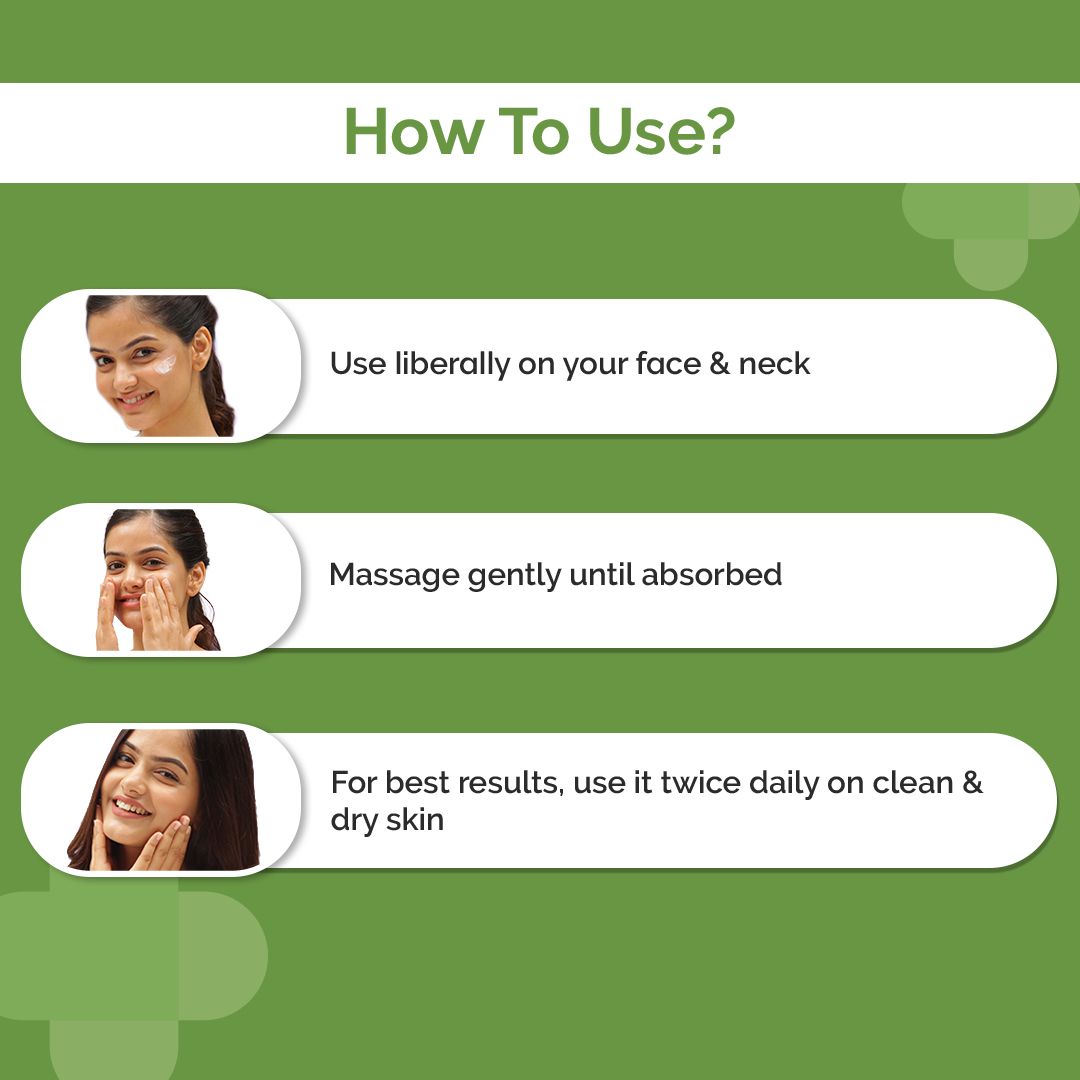 Oil-Free Daily Face Moisturizer With Hyaluronic Acid, Ceramides & Multivitamins for Non-Greasy & Hydrated Skin - 100g