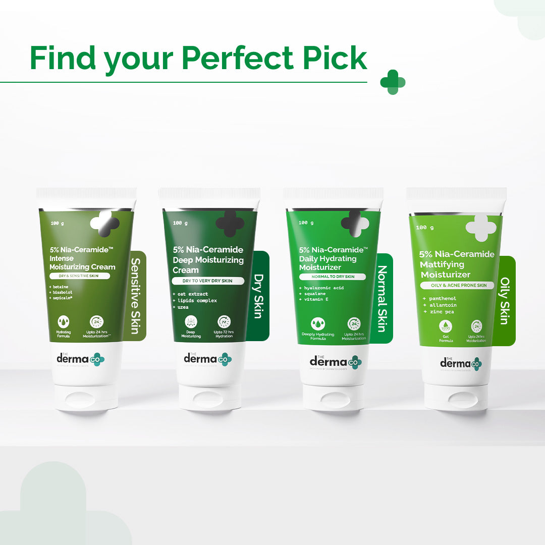 5% Nia-Ceramide Daily Hydrating Moisturizer with 5% Niacinamide & 2% Ceramide - 100g (Pack of 2)