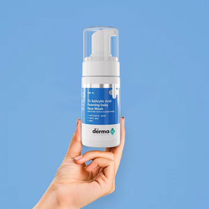the derma co salicylic acid foaming face wash