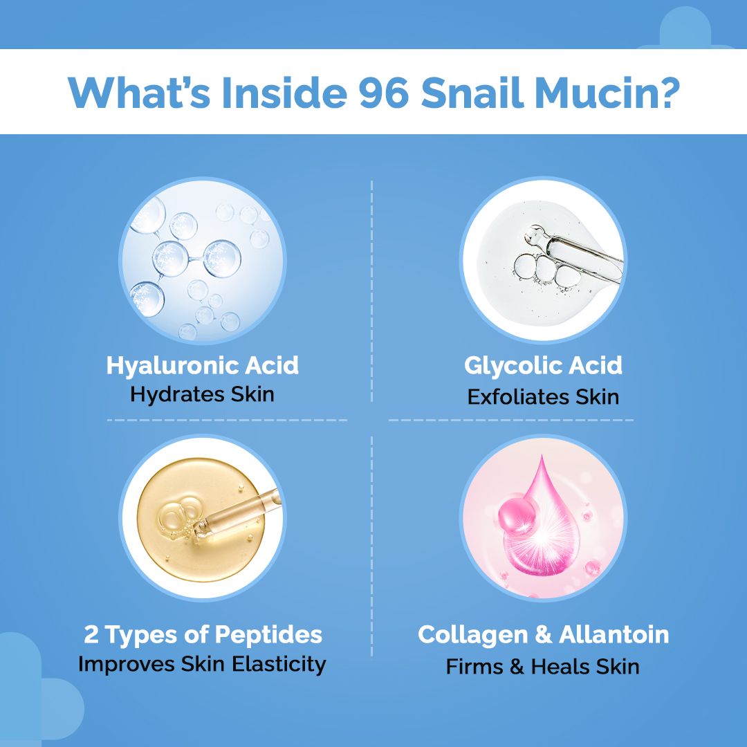 Snail Peptide 96 Hydrating Face Wash with Snail Mucin & Peptide Complex for Deep Hydration - 80 ml
