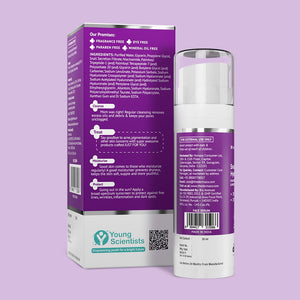 the derma co derma co peptide serum with paraben free, fragrance free, dye free, mineral oil free