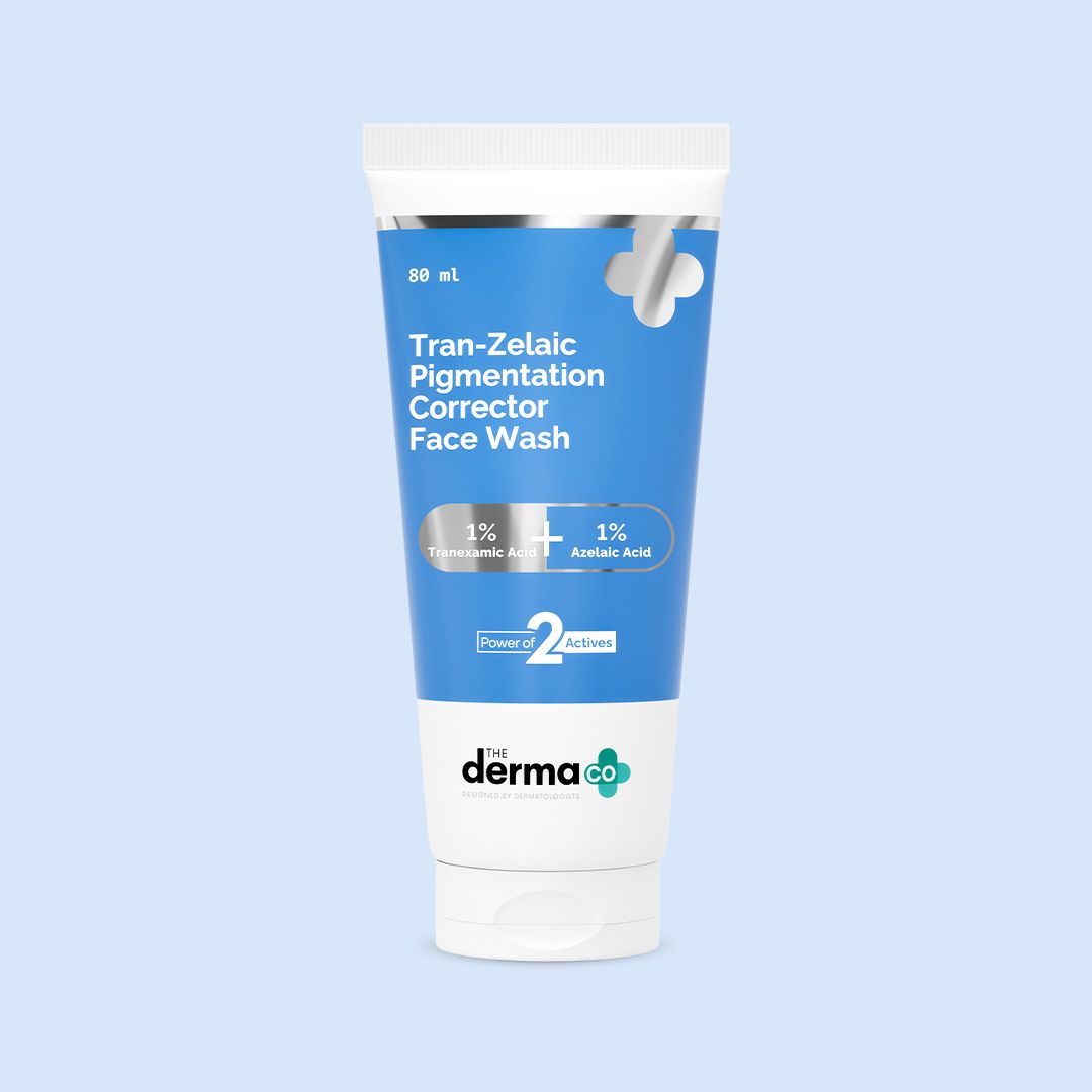 Tran-Zelaic Pigmentation Corrector Face Wash with Tranexamic Acid & Azelaic Acid - 80 ml