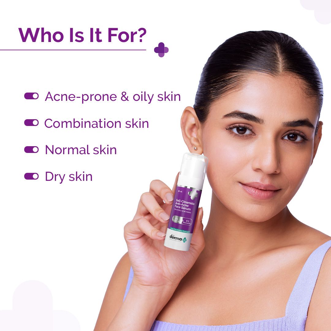 Sali-Cinamide Anti-Acne Serum with 2% Salicylic Acid & 5% Niacinamide - 30ml